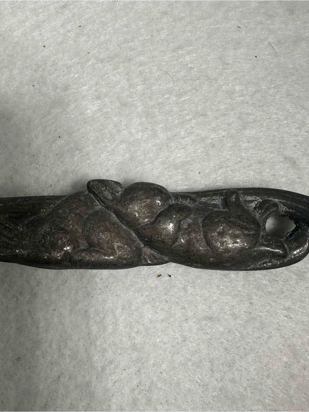 Vintage-Style Metal Serving Spoons in Dark Pewter Finish Arthur Court Collectibl